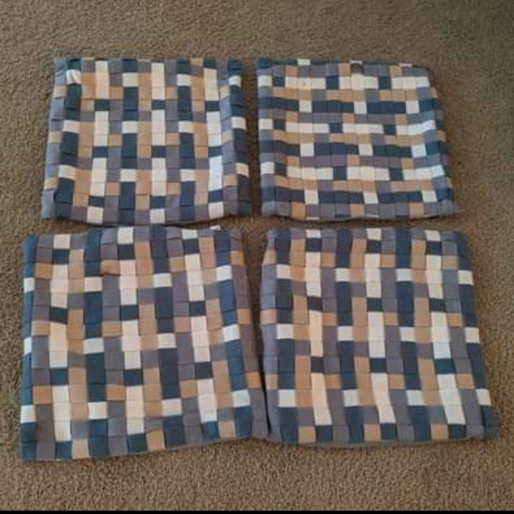 16x16 Throw Pillow Cases, NWT